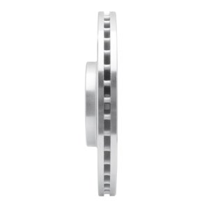 Volvo XC90 Brake Rotor (1) - Front Right - R1 Concepts - Drilled & Slotted - Silver - `03-`14